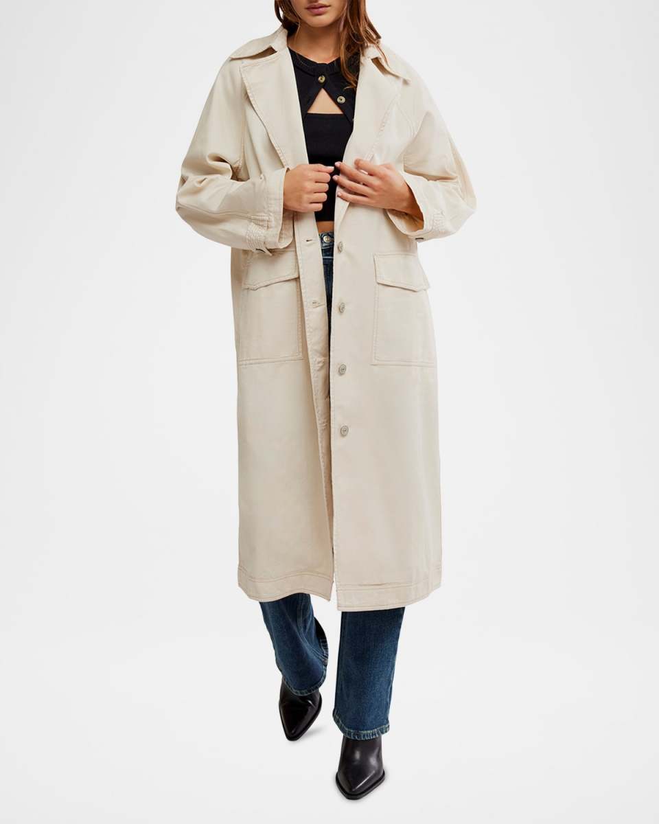 We The Free Perry Washed Trench Coat